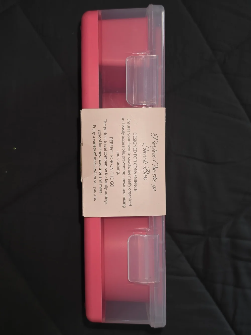 Pink On-the-Go Snack Box I💗U New Pink